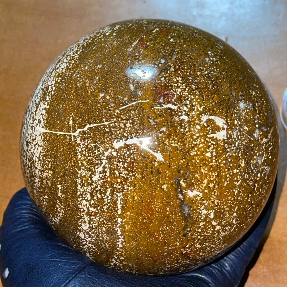 Large Ocean Jasper Sphere 💛HP💛 - Picture 5 of 16